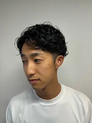 パーマ メンズ 伊藤 那月のヘアスタイル
