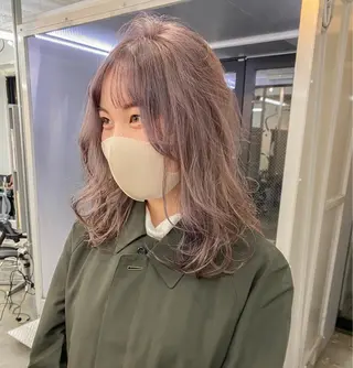 ミディアム カラー 海外デザイン🇺🇸 石渡諒太のヘアスタイル