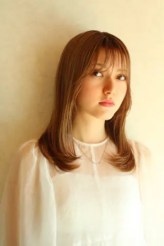 ミディアム 中尾 碧斗のヘアスタイル