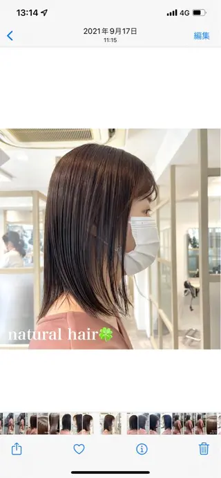 ミディアム カラー 黒崎 勝巳のヘアスタイル