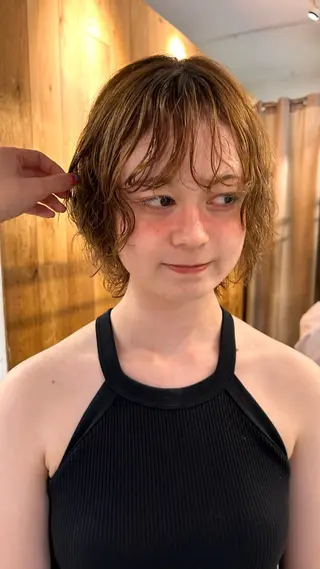 パーマ じゅわっと暖色カラー 🍊Moemiのヘアスタイル