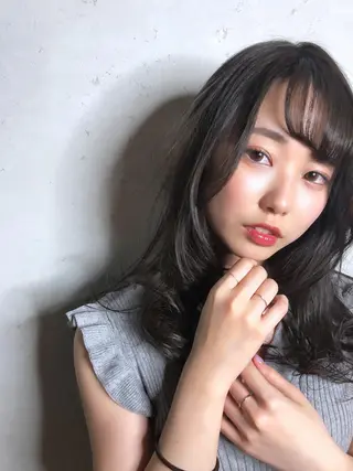 ロング Hikaru Takahashiのヘアスタイル