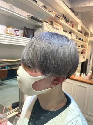 ショート カラー ヘアアレンジ ☂️カトウ ケイゴ☂️のヘアスタイル