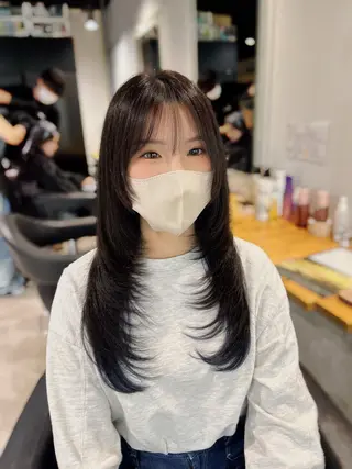 ロング レイヤーStyle 🩵菜々実のヘアスタイル