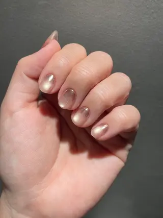 ネイル Rika🌼 シンプル•マグネットのネイルデザイン