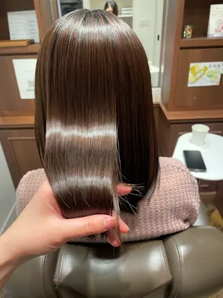 ミディアム 安藤萌栞 ／カットモデル募集のヘアスタイル