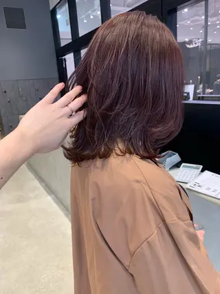 ミディアム yui .のヘアスタイル