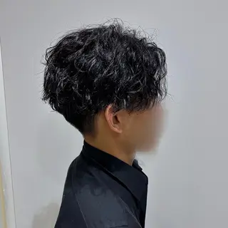 パーマ メンズ 岩澤 帆空斗のヘアスタイル