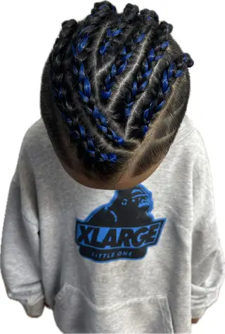 ヘアアレンジ キッズ B-W ⭐️REIKOのヘアスタイル