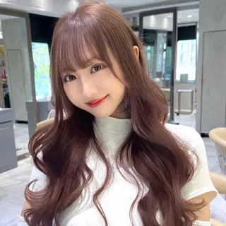 ロング カラー ハイトーン/水素 honoka🌺のヘアスタイル