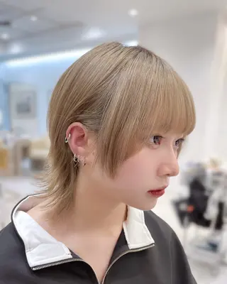 ショート ウルフカット/ ハッシュカット/山路のヘアスタイル