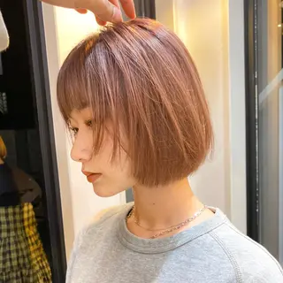 ショート ダウンパーマ 【sity.ザイク】のヘアスタイル