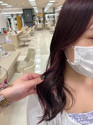 カラー 🎀暖色カラー/透明 感カラー/ひな🎀のヘアスタイル