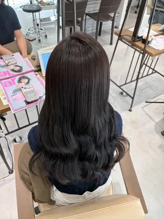ロング カラー Ouka/Wカラー/ 大人艶カラーのヘアスタイル