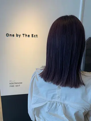 ミディアム カラー 片山美穂 心斎橋・なんばのヘアスタイル
