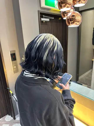 ミディアム カラー jill by gisel＿のヘアスタイル