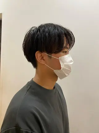 パーマ メンズ 栗田 大輝のヘアスタイル
