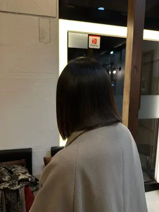 ミディアム 渡辺 りずのヘアスタイル