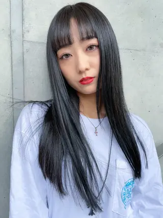 ロング nessヤマサキ リュウタのヘアスタイル