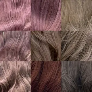 ロング カラー 岡留 愛美のヘアスタイル