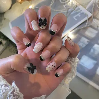 ネイル パラあり！フィルイン 美フォルムのネイルデザイン