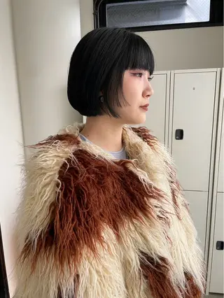 ショート ボブ/レイヤー ナカミネアキナのヘアスタイル