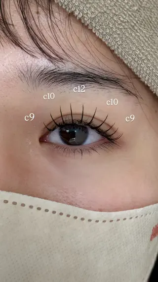 マツエク・マツパ 髙栁 花舞のマツエク・マツパデザイン