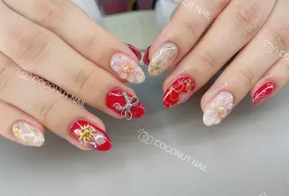 ネイル 神田 ココナッツのネイルデザイン