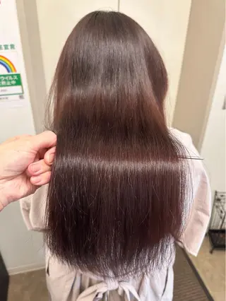 ロング カラー ✨️美髪矯正×似合わ せ艶カラー✨藤田透のヘアスタイル