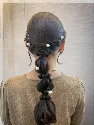 ヘアアレンジ hair make もりした ゆうのヘアスタイル