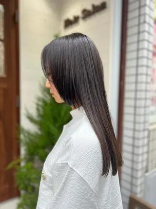 セミロング カラー 🍇おぐら めぐみ🍇のヘアスタイル