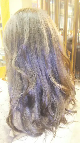セミロング カラー 脇田 雄大のヘアスタイル