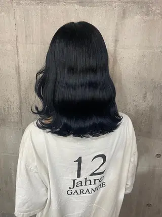 セミロング カラー SHURI❤️🔥 中/韓mix ♡のヘアスタイル