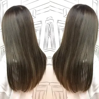 ロング カラー TOMOKA 艶髪/透明感カラーのヘアスタイル