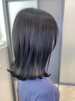 セミロング カラー 【透明感、艶髪】西村 有司のヘアスタイル