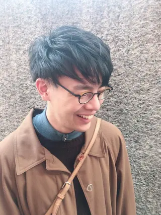 ショート カラー パーマ ヘアアレンジ メンズ ちこ .のヘアスタイル