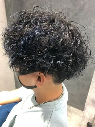 パーマ メンズ Noyヨシモト ヒロトのヘアスタイル