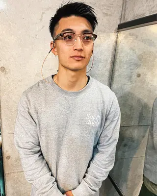 ショート メンズ特化美容師 ハスイルイのヘアスタイル