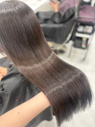 ロング まろっと艶感ブラウン ベージュ🤍まなかのヘアスタイル