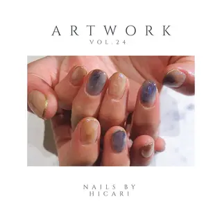 ショート カラー キッズ ネイル マツエク・マツパ illum hicariのネイルデザイン