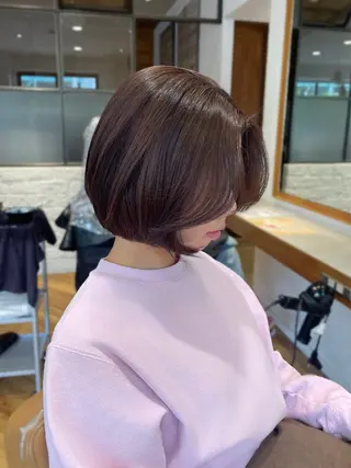 ショート 𝒚𝒖-𝒓𝒊 ⸝⋆艶color🌙のヘアスタイル