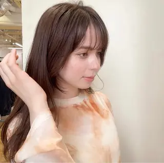 ミディアム カラー 内野 龍海 / レイヤーカットのヘアスタイル