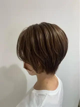 ショート カラー パーマ ヘアアレンジ 近藤千翔🩵 髪質改善Periodのエステ・リラクイメージ