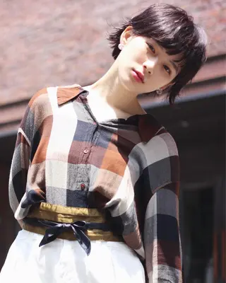 ショート カラー ヘアアレンジ 優作 〜圧倒的信頼〜のヘアスタイル