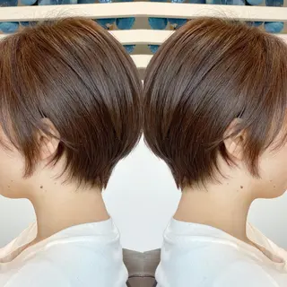 ショート カラー [店長]加地 峻のヘアスタイル