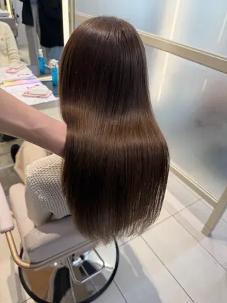 セミロング レイヤー/顔周り /韓国ヘア/TAKUのヘアスタイル