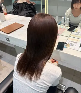 ミディアム パーマ ♛︎ きっか ♛︎ ヘアアレンジ🩵のヘアスタイル