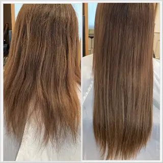 セミロング エクステブリーチ矯正 griFFicaのヘアスタイル