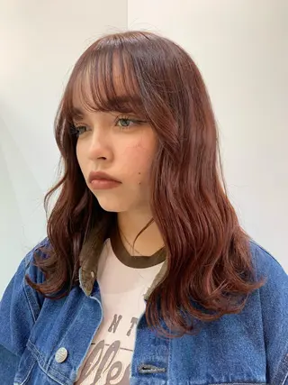 カラー 🤍垢抜け♡透明感 カラーmoeka🤍のヘアスタイル