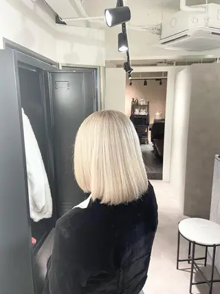 ミディアム FABLE HAIR ファブル難波・心斎橋のヘアスタイル